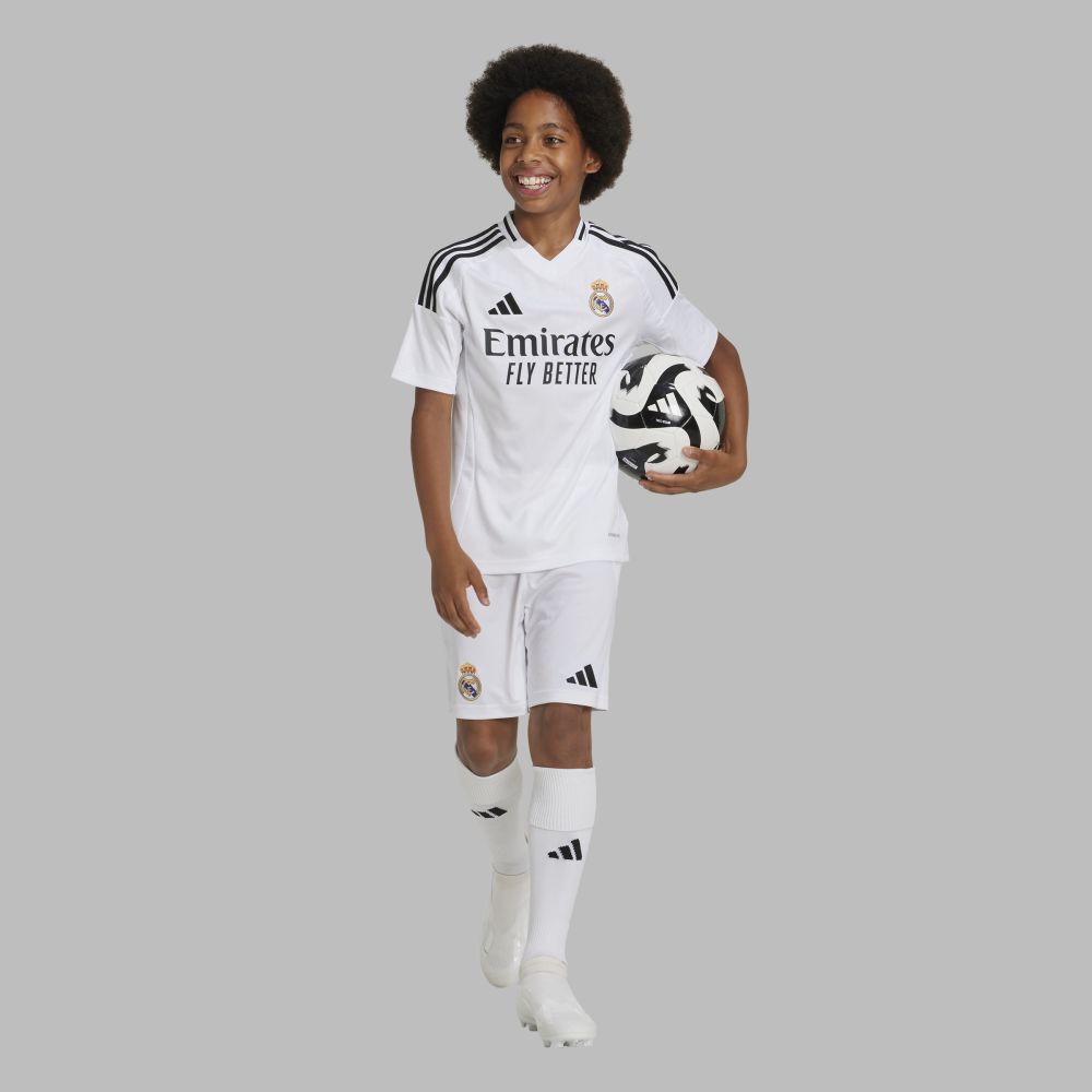 Shorts adidas Kids Uniforme Local Real Madrid 24/25 - Blanco
