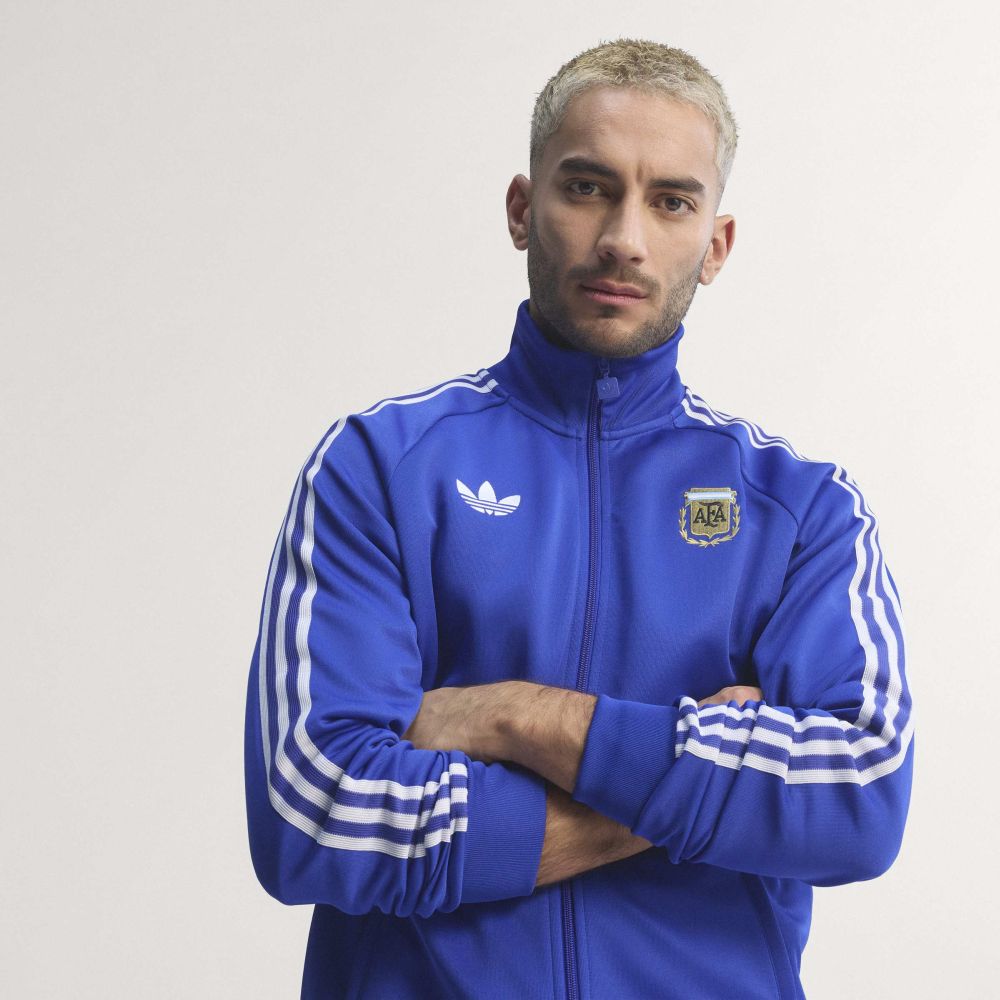 Chaqueta adidas Hombre Deportiva Argentina Originals - Azul