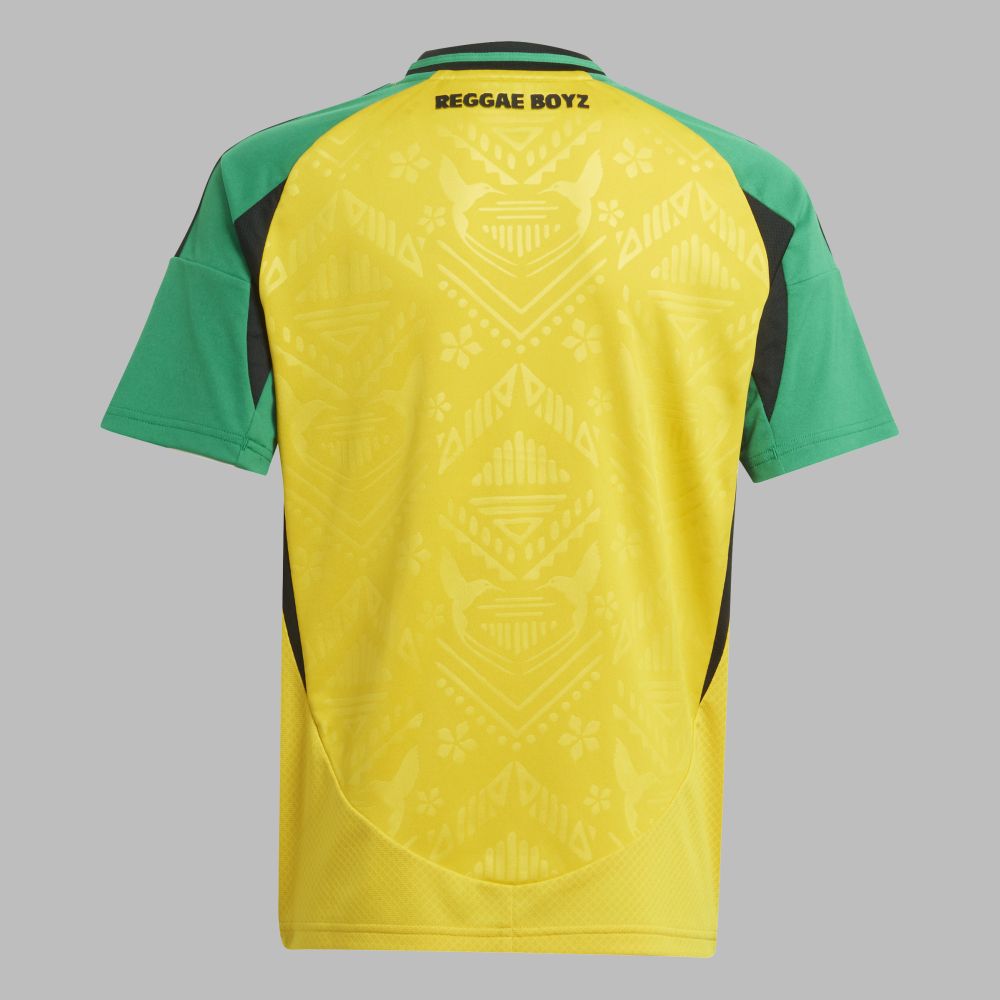 Camiseta adidas Kids Jff H Jsy Y - Amarillo - Verde