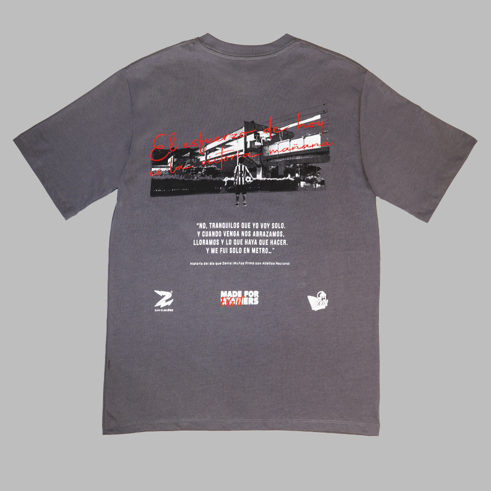 Camisetá DM2 Hombre El Esfuerzo de Hoy - Gris