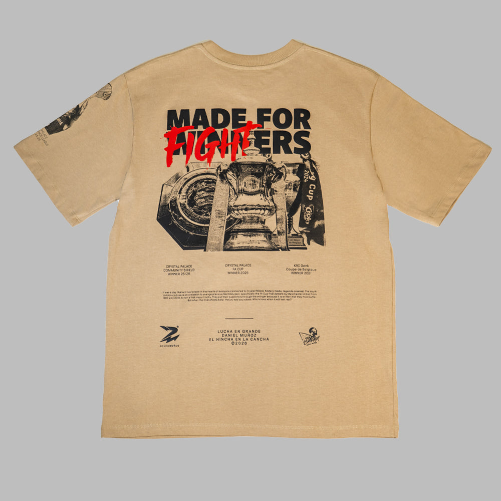 Camisetá DM2 Hombre Made For Fighters - Café