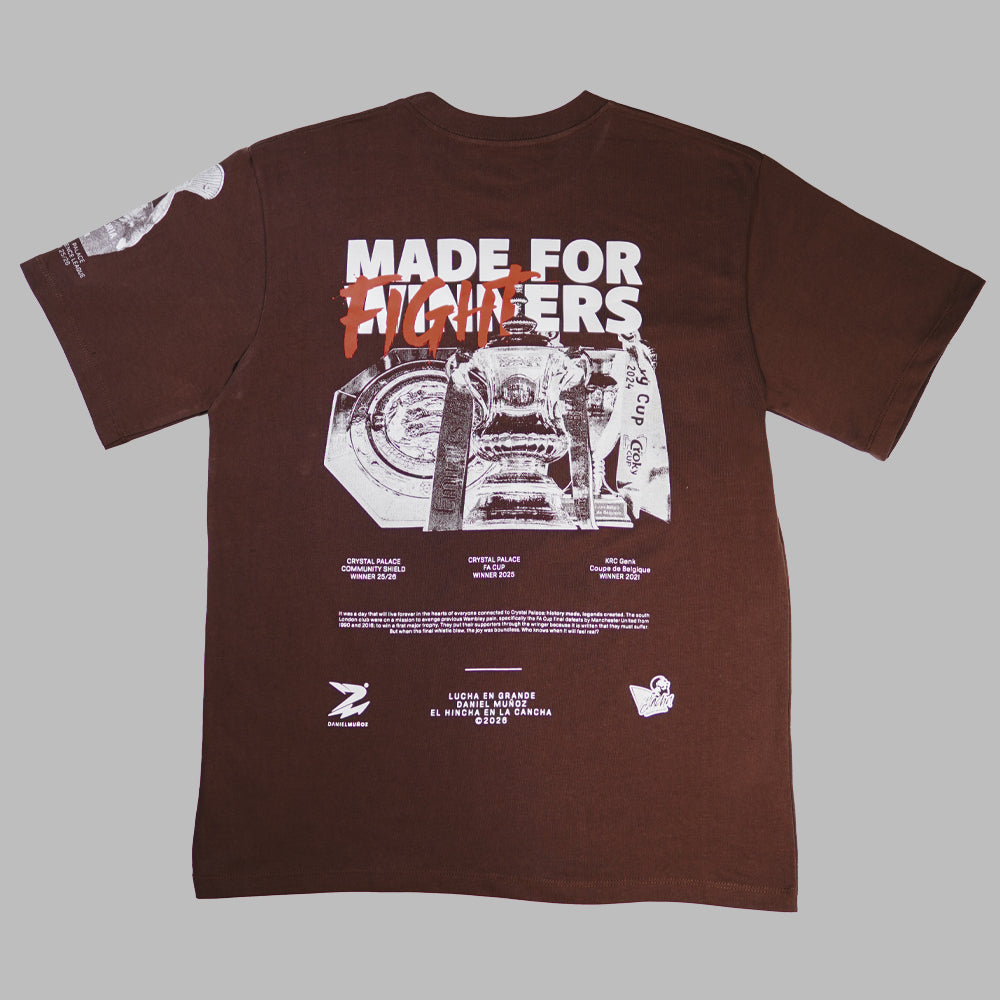 Camisetá DM2 Hombre Made For Fighters - Café