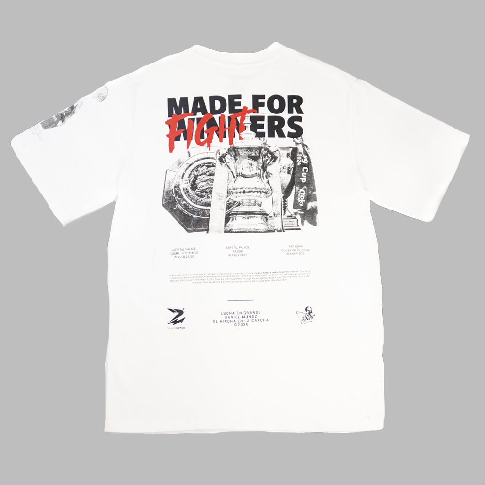 Camisetá DM2 Hombre Made For Fighters - Blanco