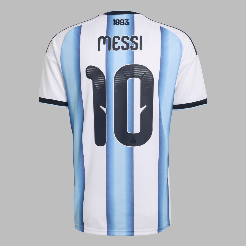 Camiseta adidas Hombre Local Argentina 26 Messi - Azul
