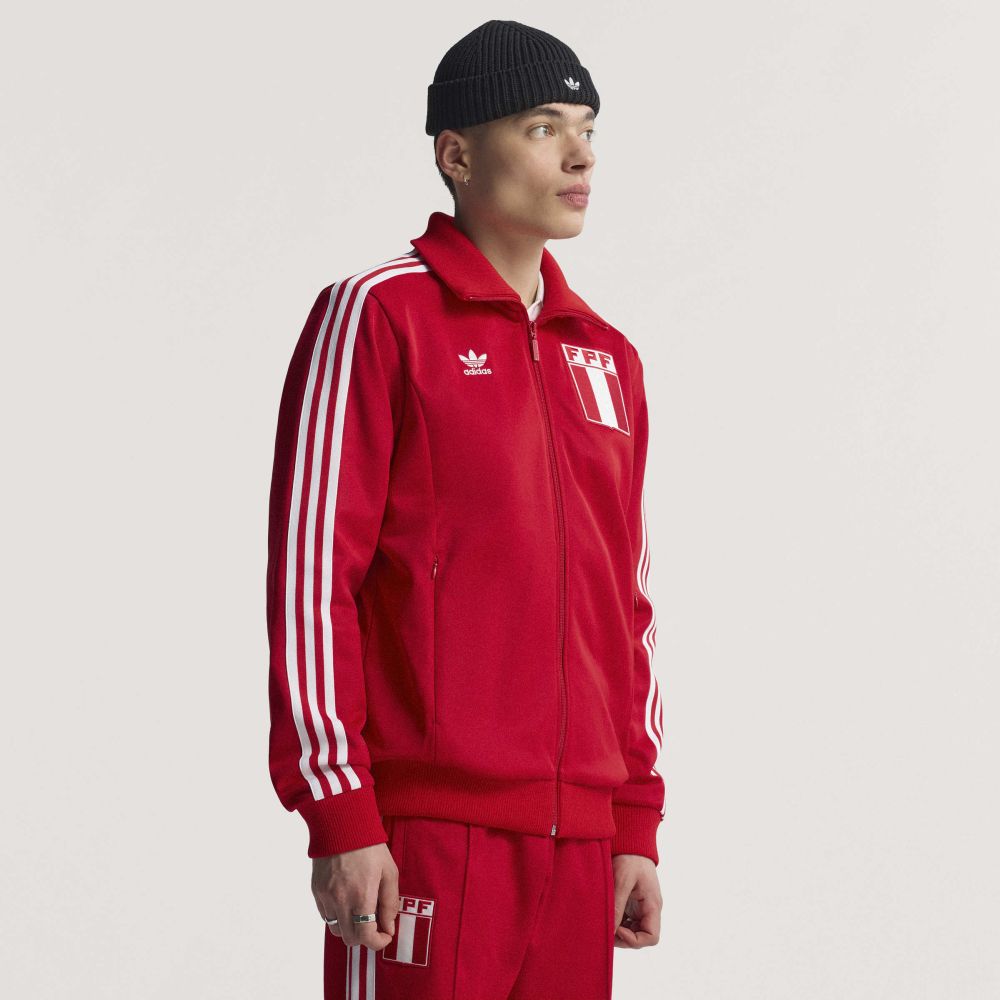Chaqueta adidas Hombre Perú - Rojo
