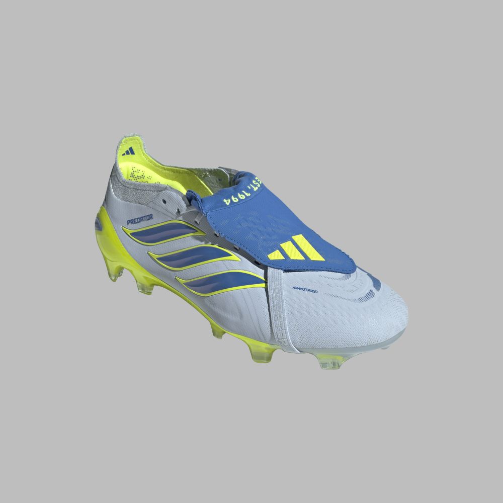 Guayos adidas Hombre Predator Elite con Lengüeta Plegable FG - Azul