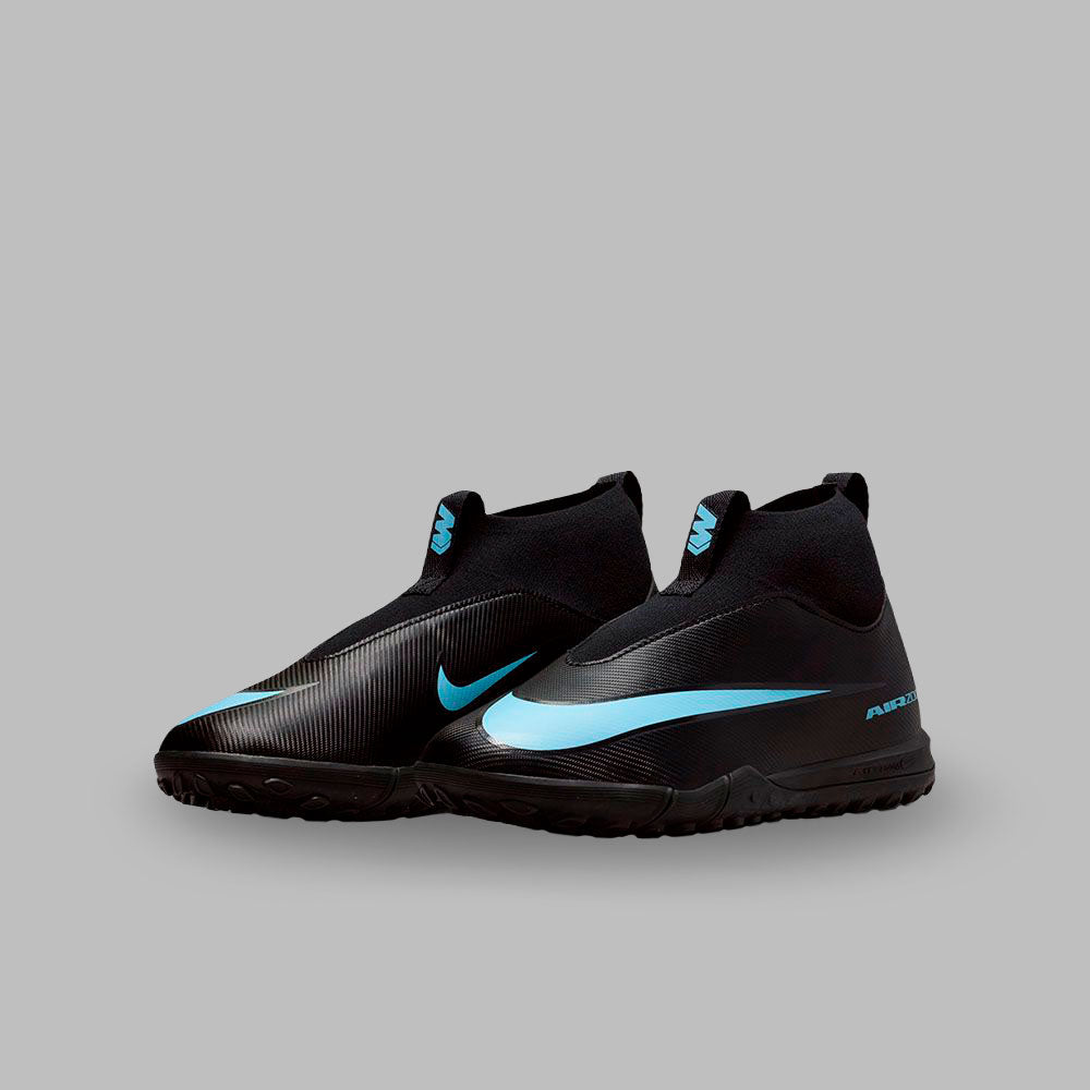 Torretin Nike Kids Mercurial Superfly 10 Academy TF -Negro-Azul