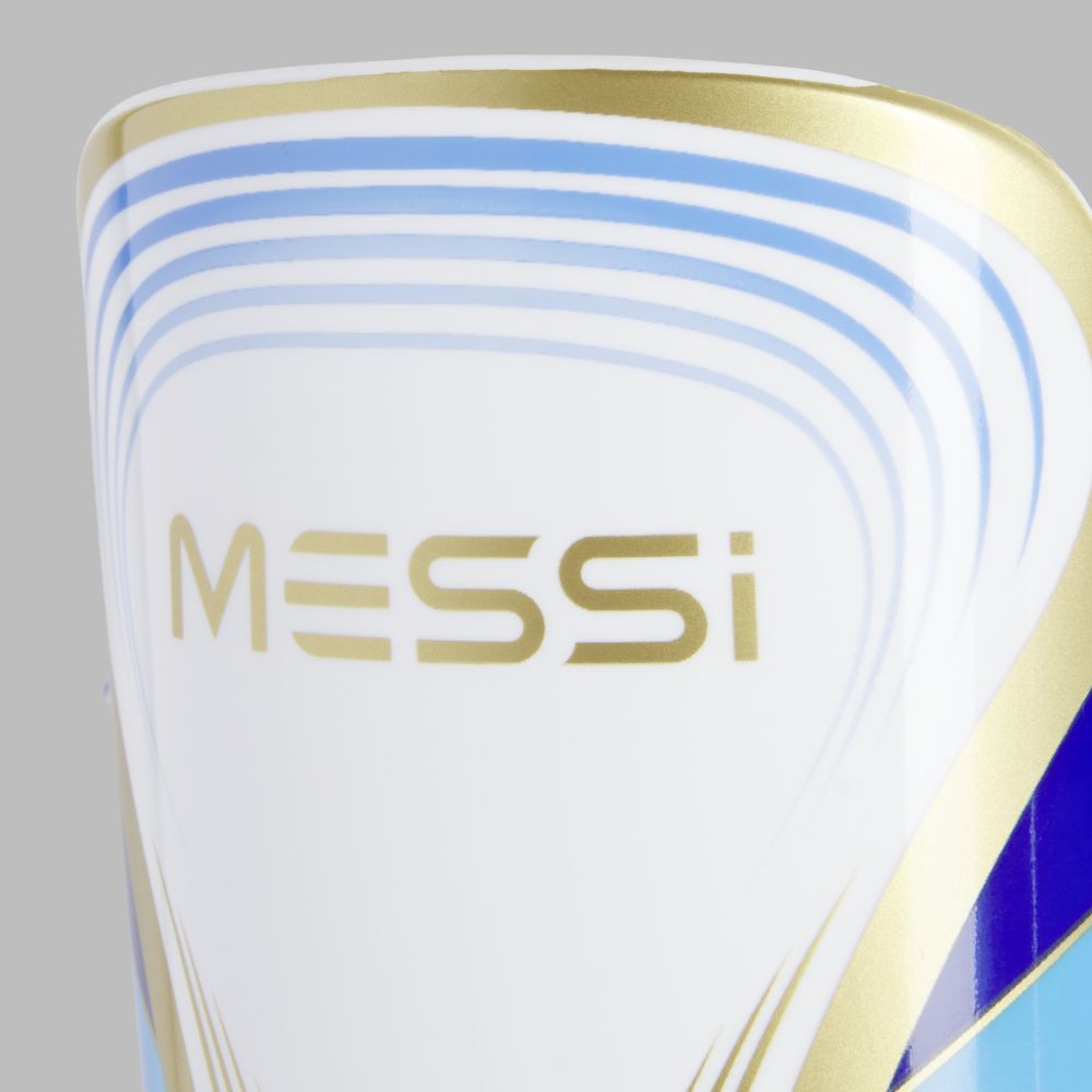 Canilleras adidas Kids Messi Match - Blanco-Azul