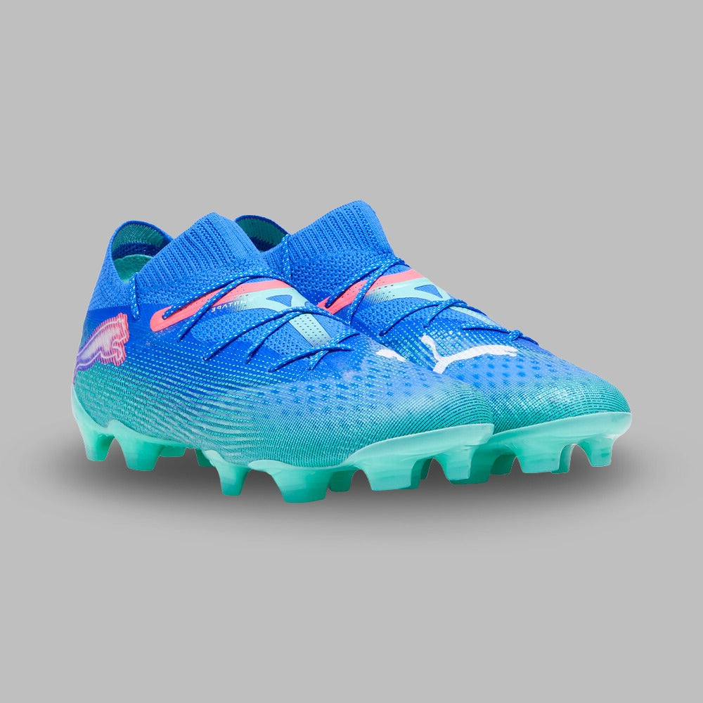 Guayos Puma Mujer Future 7 Ultimate FG/Ag- Azul-verde