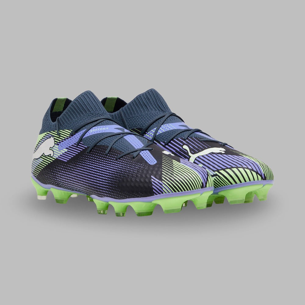 Guayos Puma Mujer Future 7 Play FG/Ag- Negro-Verde