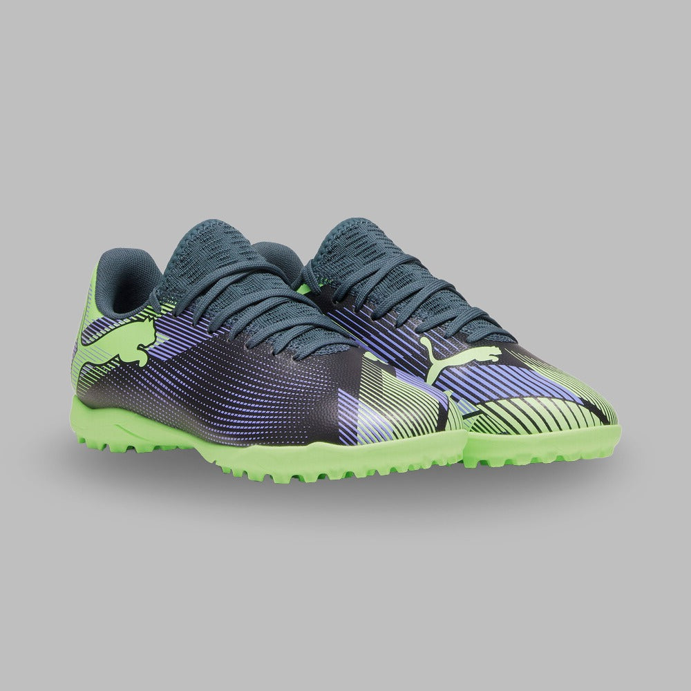 Torretin Puma Kids Future 7 Play TF- Negro-verde
