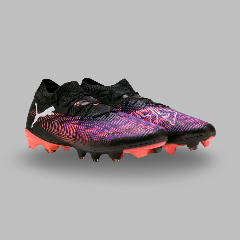 Guayos Puma Hombre Future 8 Match FG/Ag-Negro-Morado