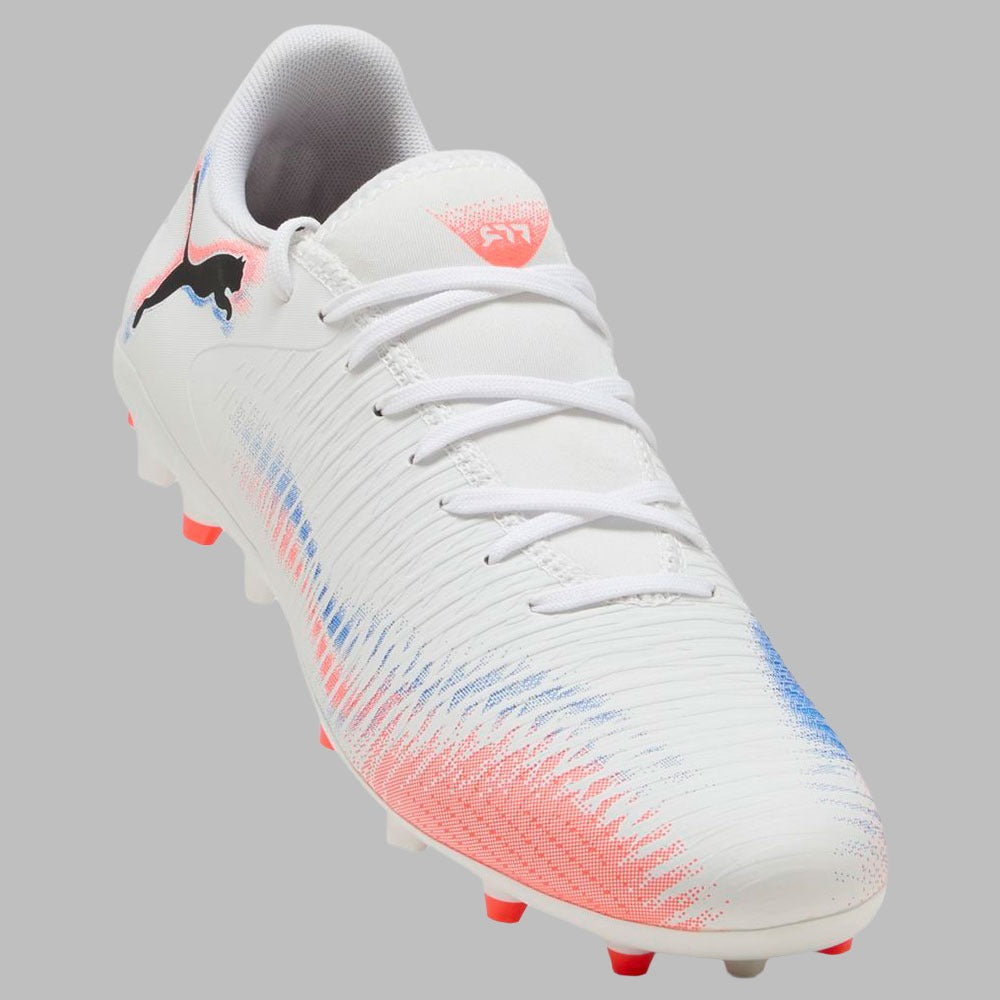 Guayos Puma Hombre Future 8 Play MG Untamed - Blanco - Rojo