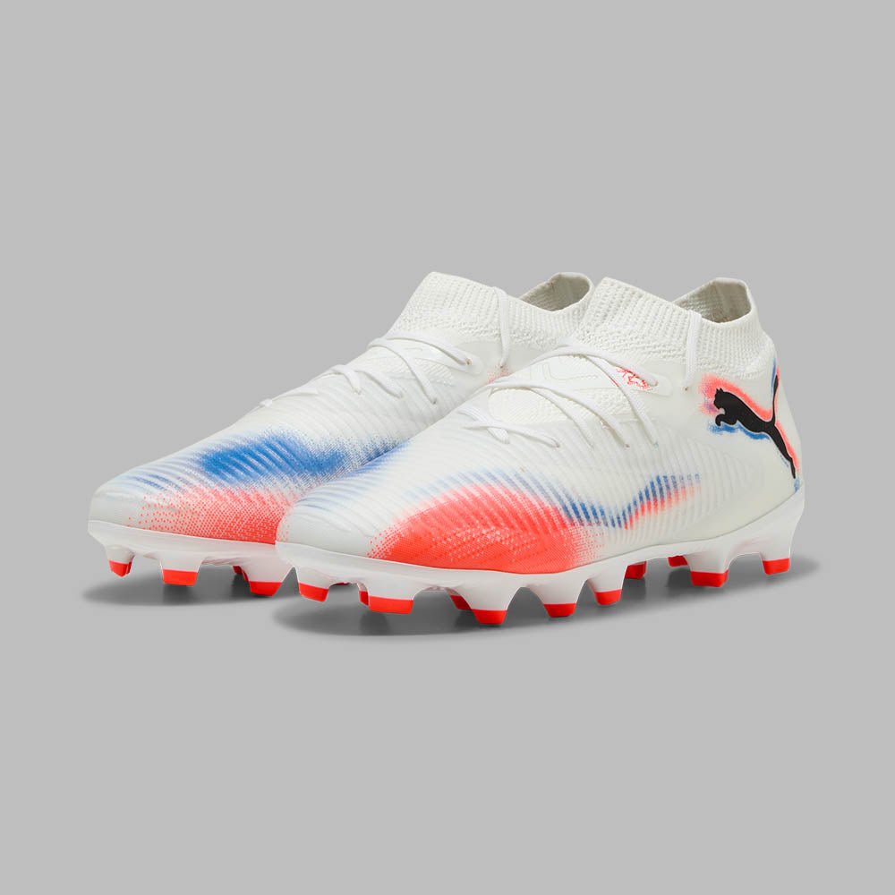 Guayos Puma Kids Future 8 Pro FG/AG JR - Blanco - Fútbol | Terreno Firme y Césped Artificial