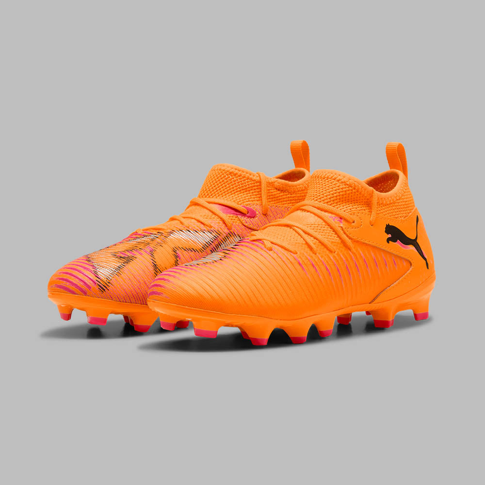 Guayos Puma Kids Future 8 Match FG/AG JR - Naranja - Fútbol | Terreno Firme y Césped Artificial