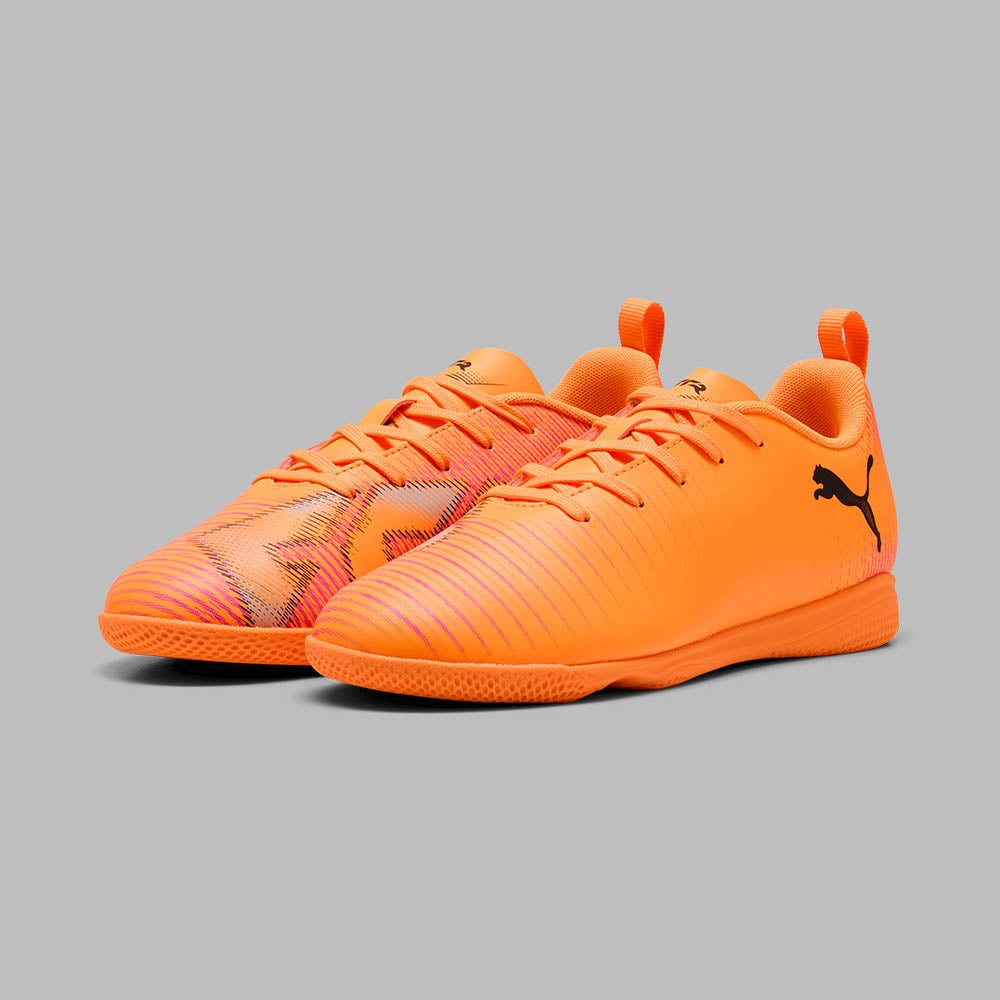 Guayos Puma Kids Future 8 Play IT JR - Naranja - Fútbol | Futsala