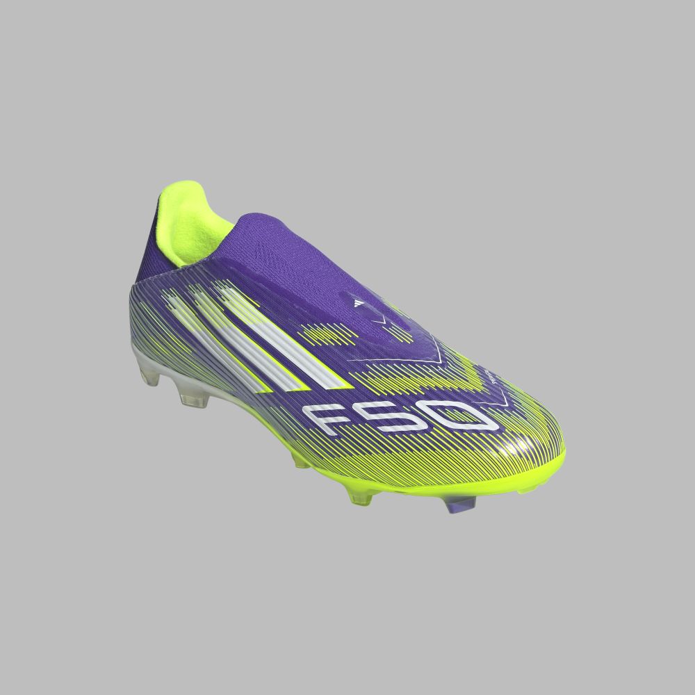 Guayos adidas Hombre F50 League LL FG/MG - Morado/Verde