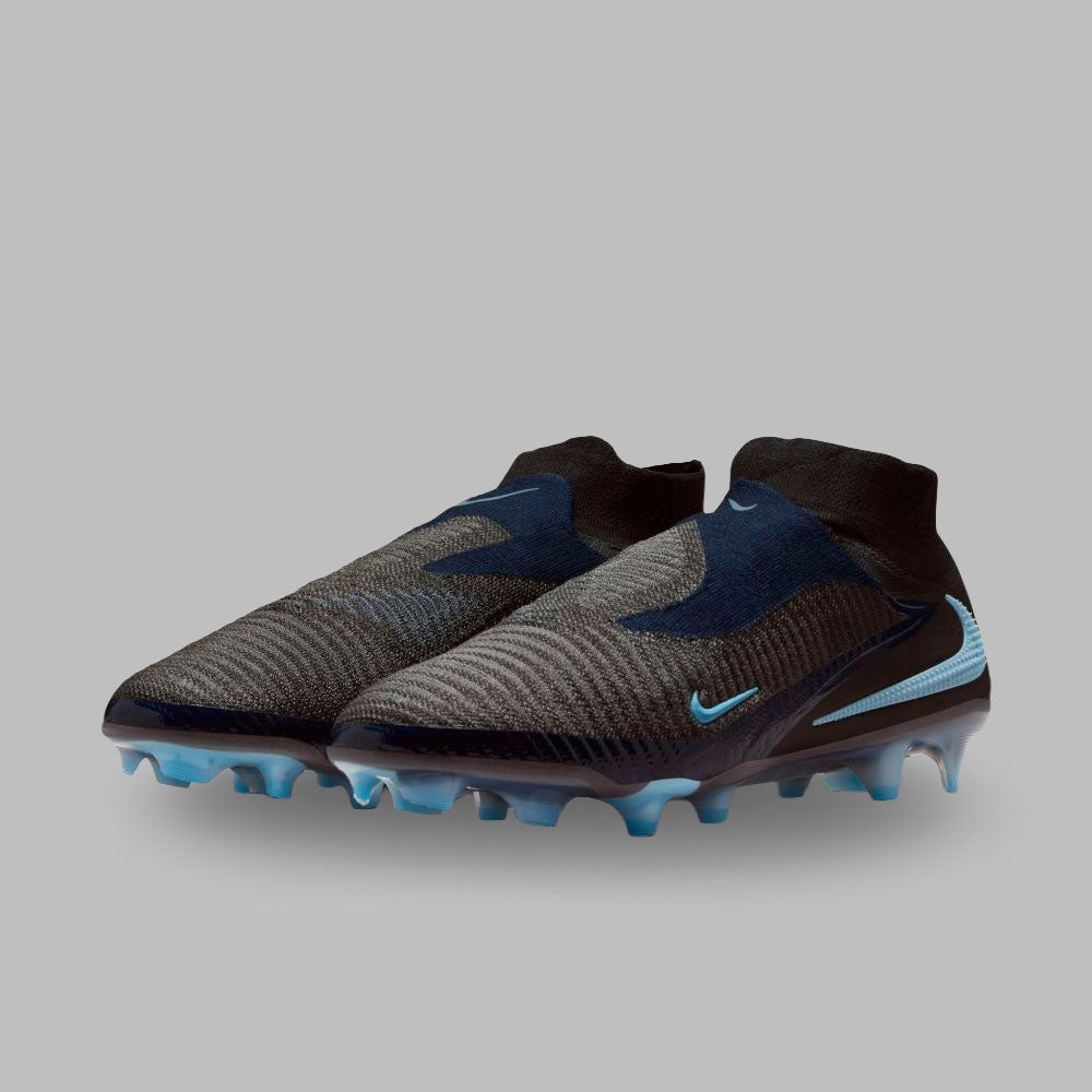 Guayos Nike Hombre Phantom 6 High Elite FG - Negro/Azul