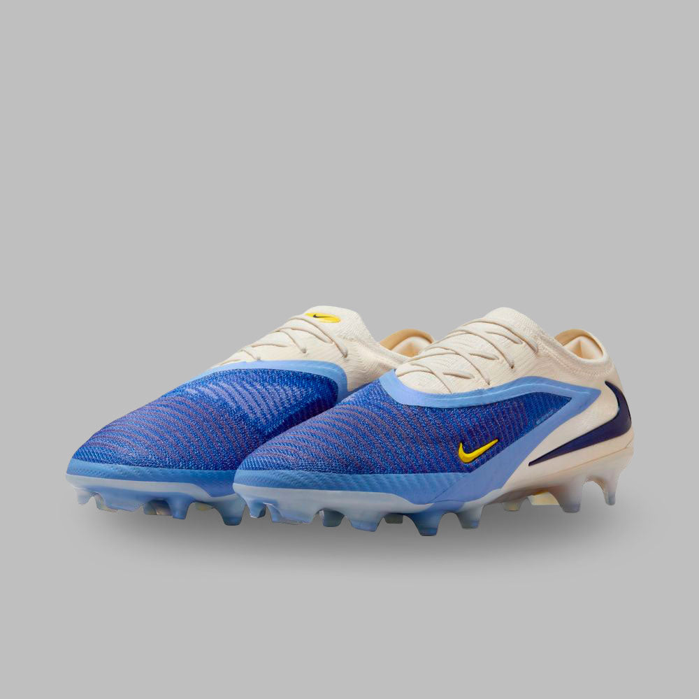 Guayos Nike Unisex Phantom 6 Low Elite FG - Azul/Blanco