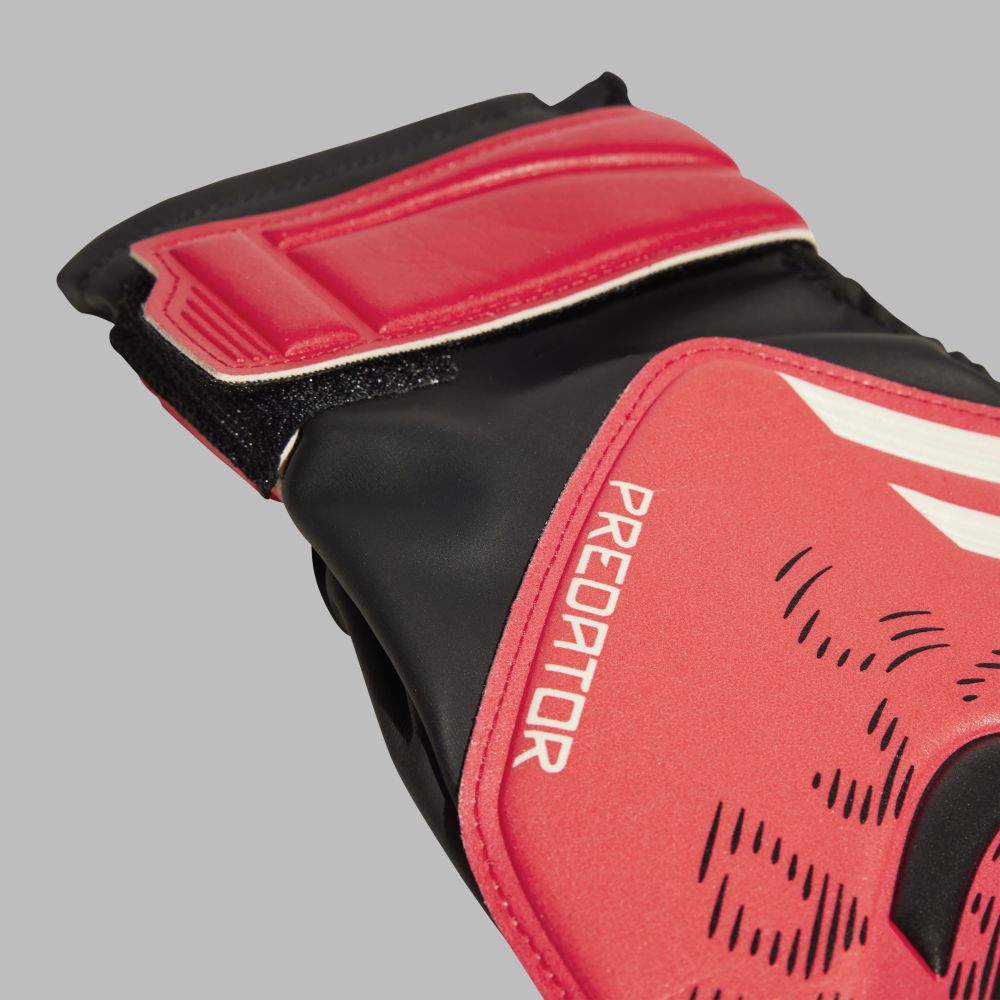 Guantes adidas Unisex Predator GL TRN-Rojo-Negro