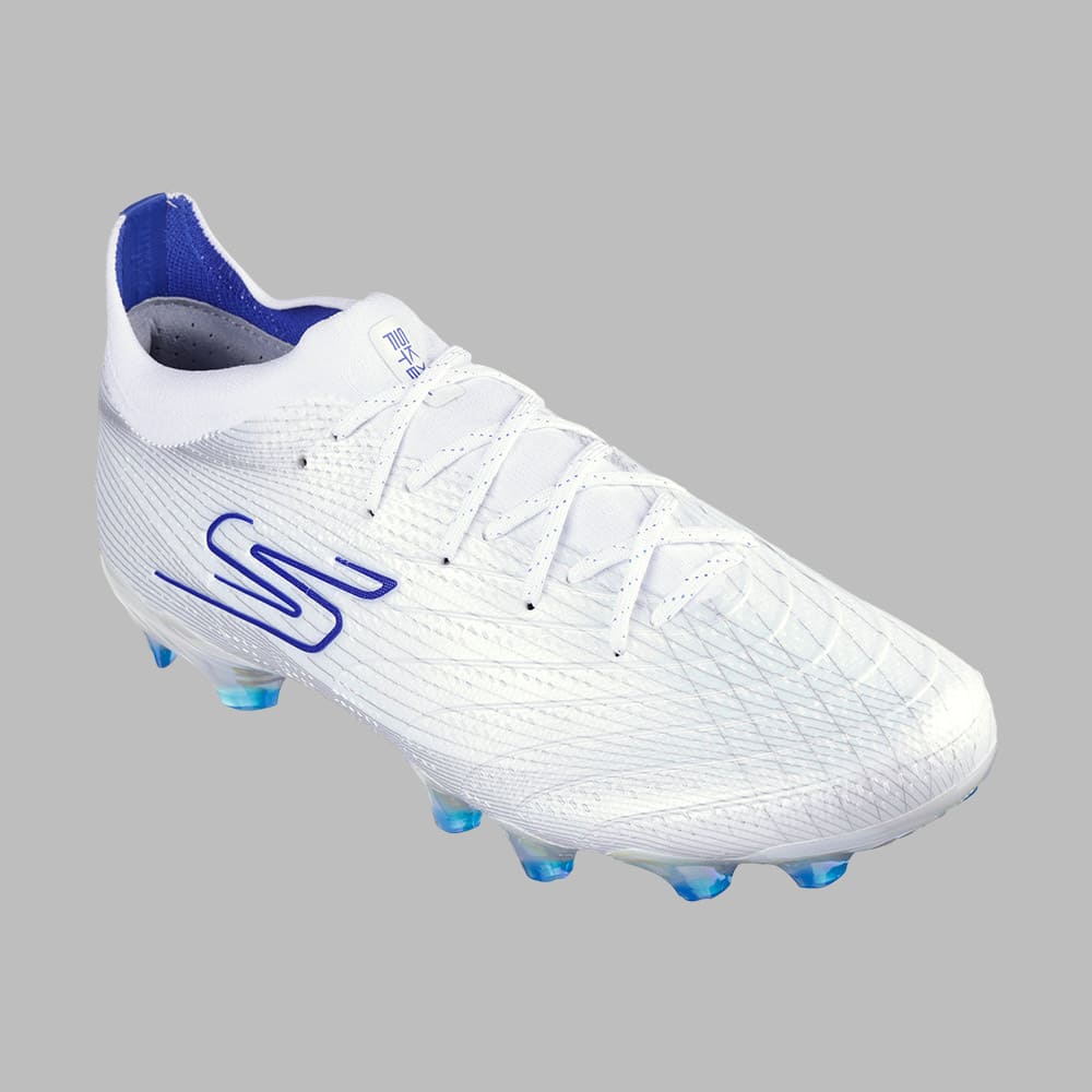 Guayos Skechers Hombre SKX 01 Low Elite FG Fútbol | Blanco Terreno Firme