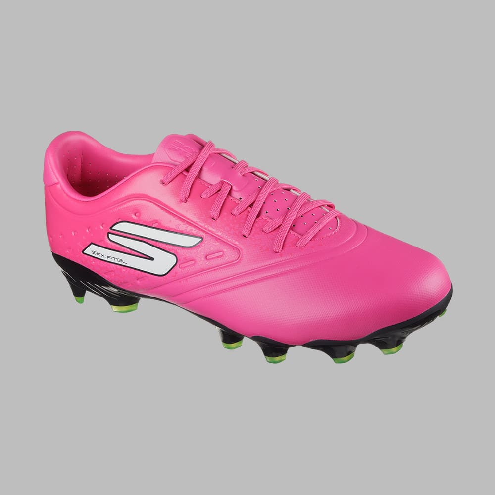 Guayos Skechers Hombre Razor 1.5 Academy FG Fútbol | Rosado Terreno Firme