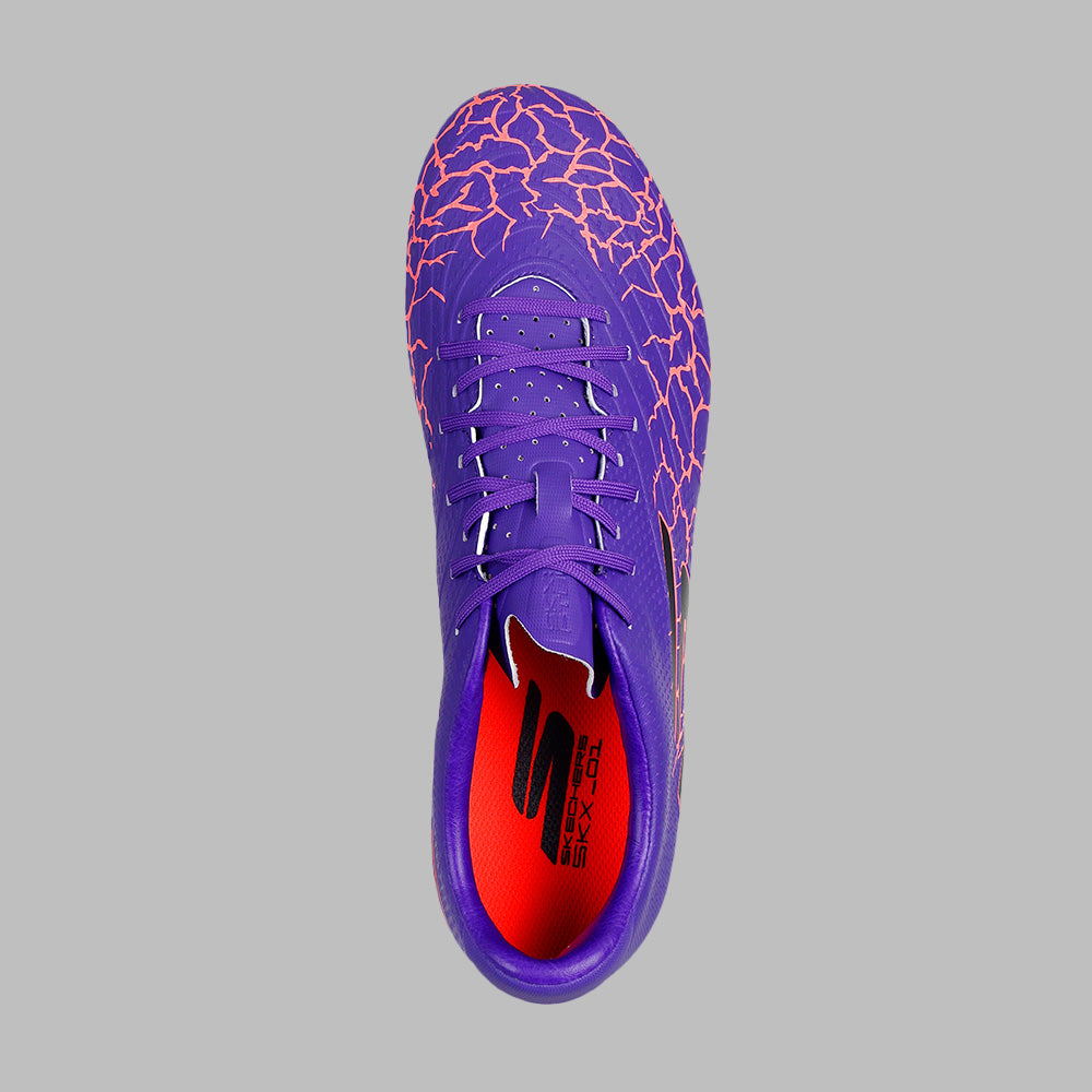 Guayos Skechers Hombre Skx 1.5 Academy FG - Morado - Fútbol | Césped natural