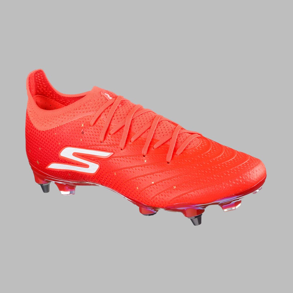 Guayos Skechers Hombre HK Player Edition SKX 1.5 Elite SG Fútbol | Naranja Terreno Blando