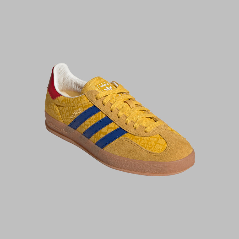 Tenis adidas Hombre Gazelle Indoor - Amarillo