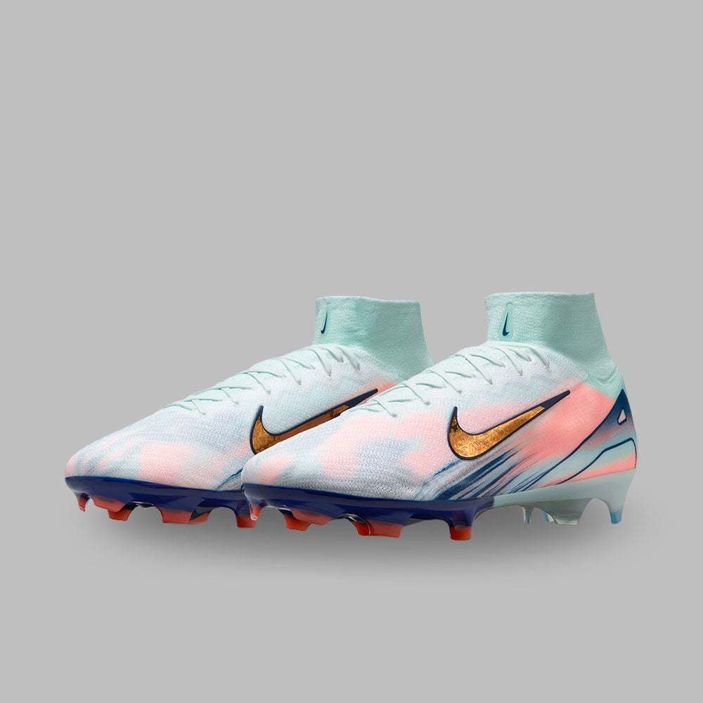 Guayos Nike Hombre Superfly Mercurial FG - Azul-Multicolor