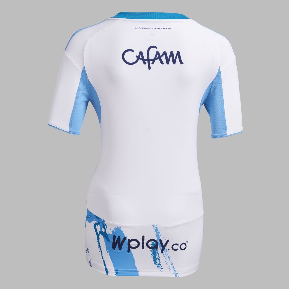 Camiseta adidas Mujer Millonarios FC 2da 25 - Blanco - Azul