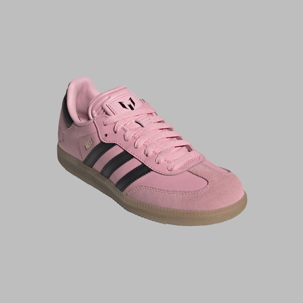 Tenis adidas Kids Samba Messi Cancha Cubierta - Rosado