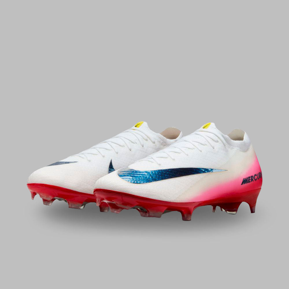 Guayos Nike Unisex Mercurial Vapor 16 Elite FG - Blanco/Rojo
