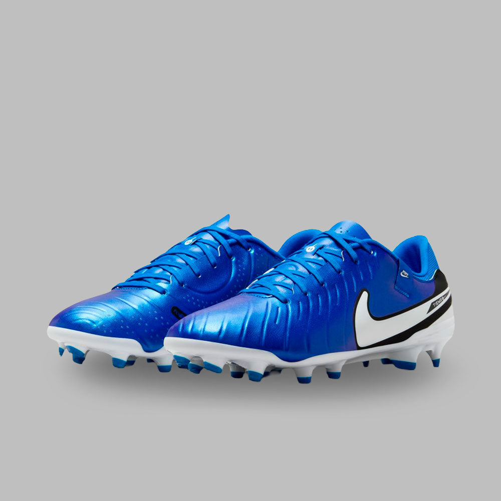Guayos Nike Hombre Legend 10 Academy FG/MG - Azul-Blanco
