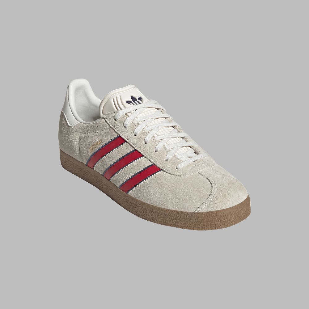 Tenis adidas Hombre Gazelle Arsenal Terrace Icons - Blanco