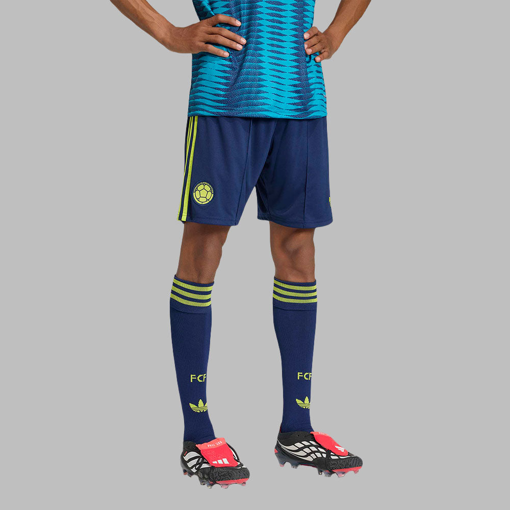 Pantaloneta adidas Hombre Visitante Selección Colombia 26 - Azul