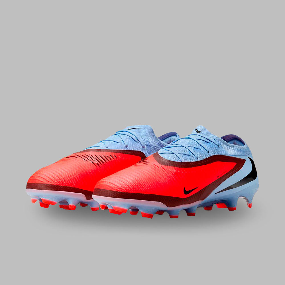 Guayos Nike Hombre Phantom 6 Low Pro FG - Azul/Rojo