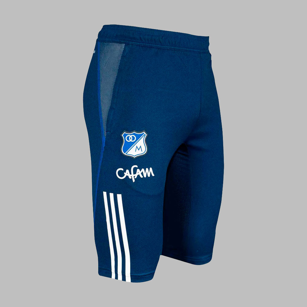 Pantaloneta adidas Hombre Millonarios Entrenamiento - Azul