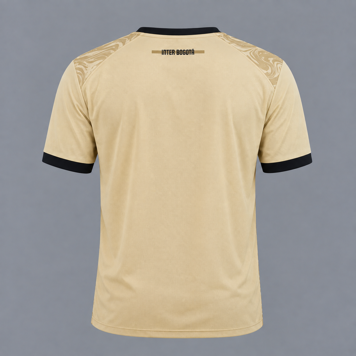 Camiseta Umbro Hombre Internacional De Bogotá Presentación 26 - Dorado - Fútbol |Uso Casual y Entrenamiento