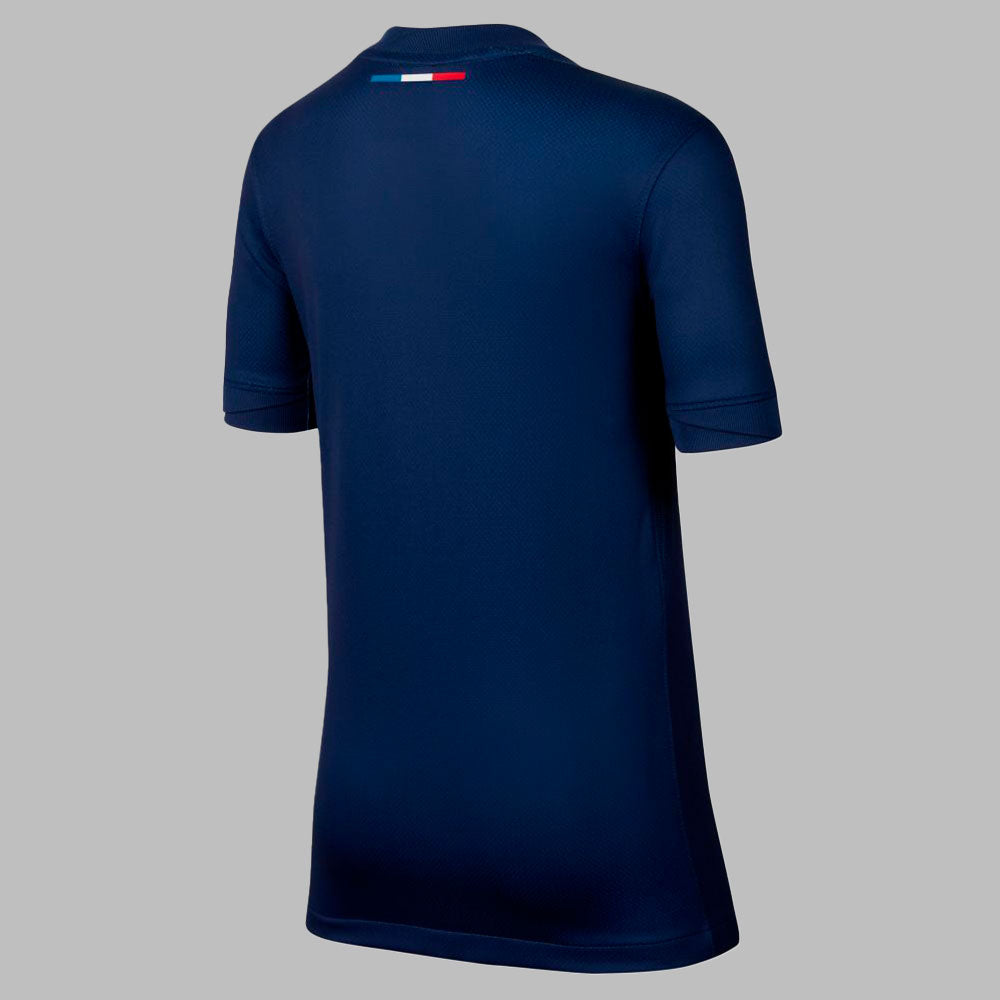 Camiseta Nike Kids PSG Y Dri-Fit Jsy Ss Stad Hm - Azul