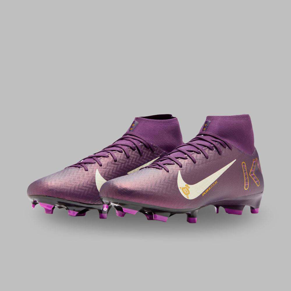 Guayos Nike Hombre Mercurial Superfly 10 Academy "K.M" FG/MG - Morado