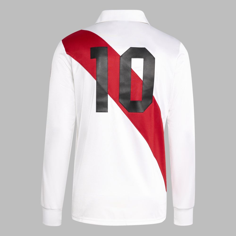 Camiseta adidas Hombre Perú 1978 - Blanco - Rojo