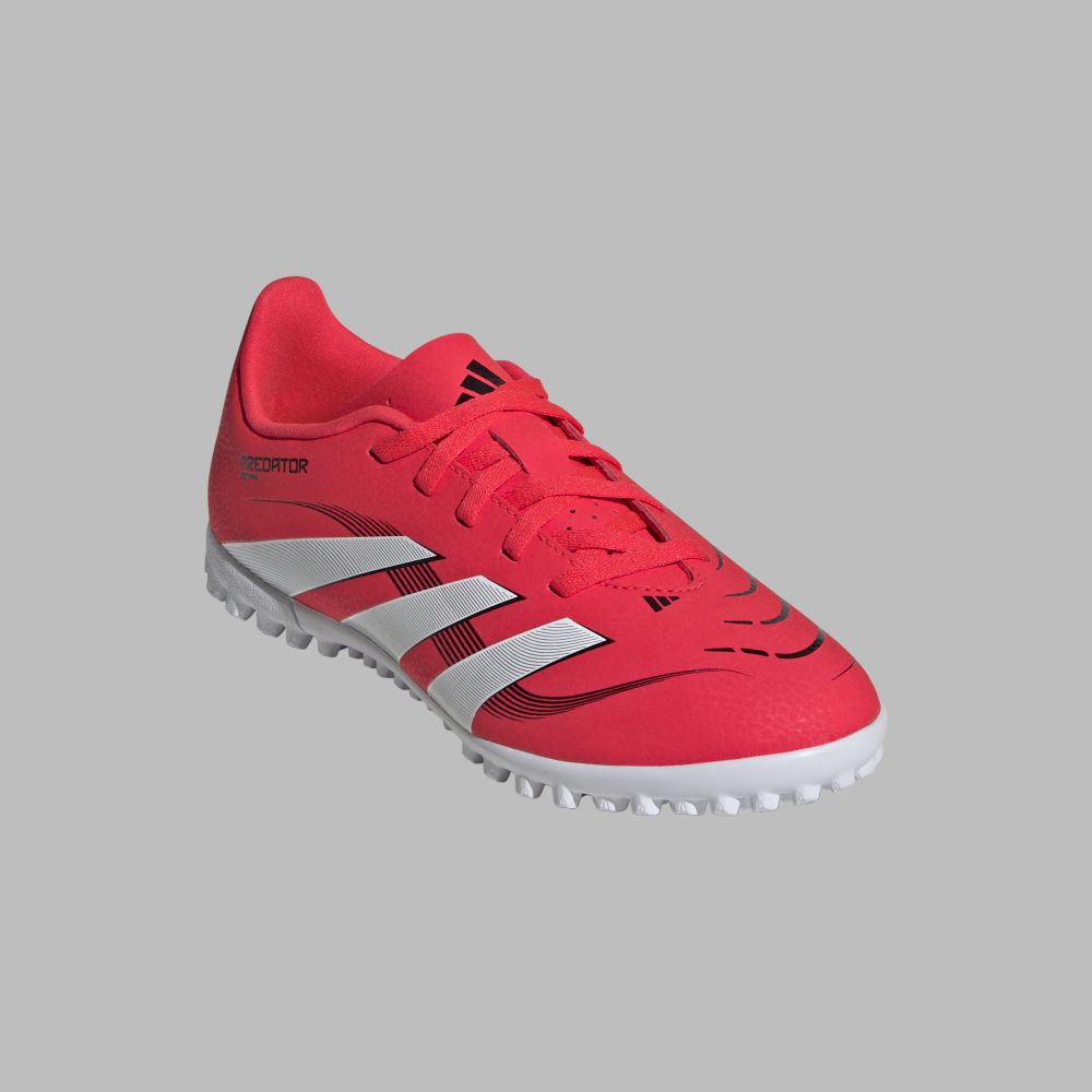 Torretin adidas Kids Predator Club Turf TF -Rojo-Blanco