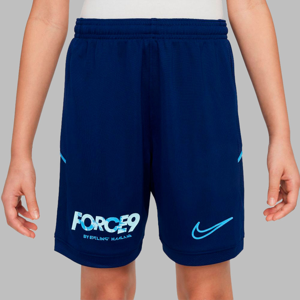 Pantaloneta Nike Kids Erling Haaland Academy-Azul