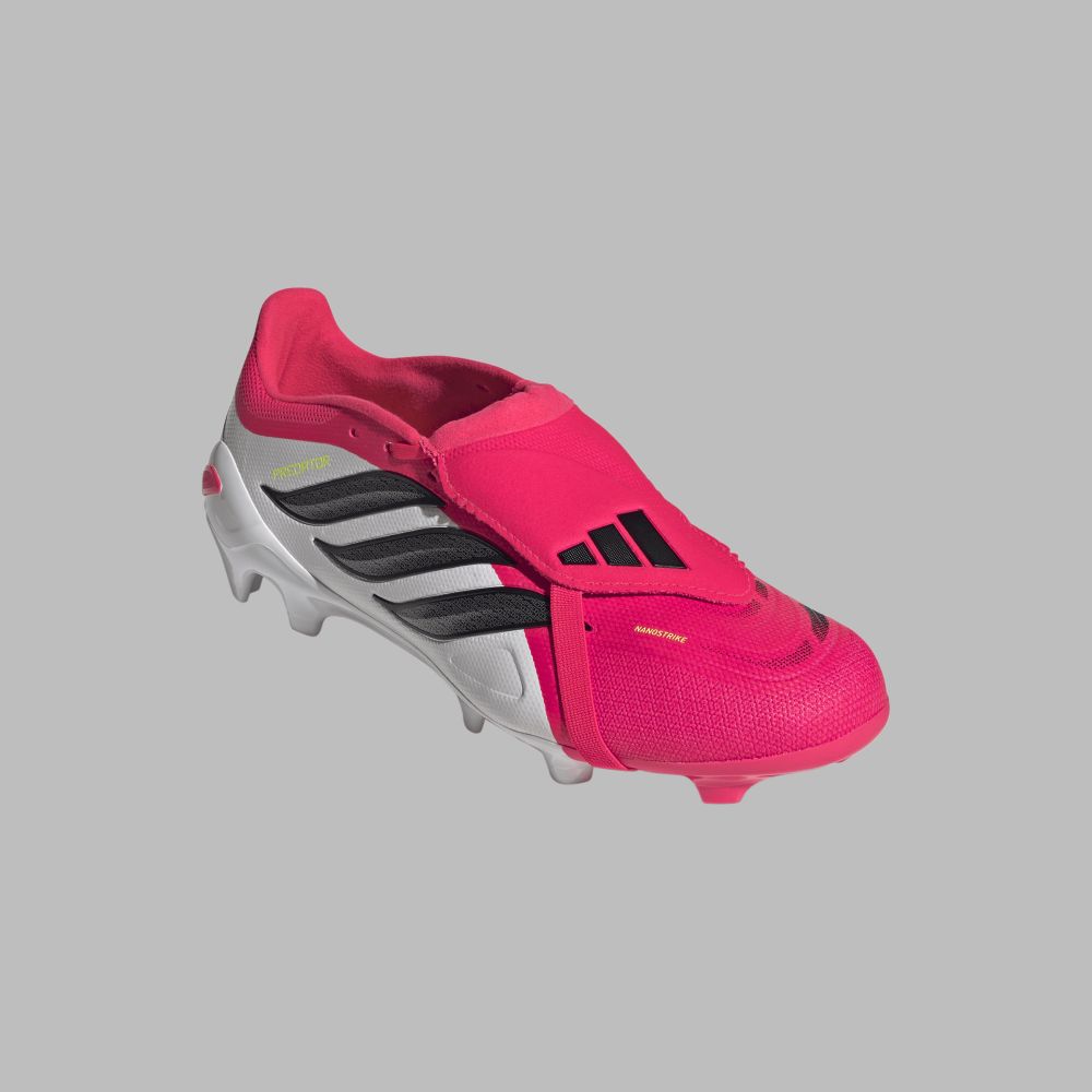 Guayos adidas Hombre Predator League con Lengüeta Plegable FG - Rojo