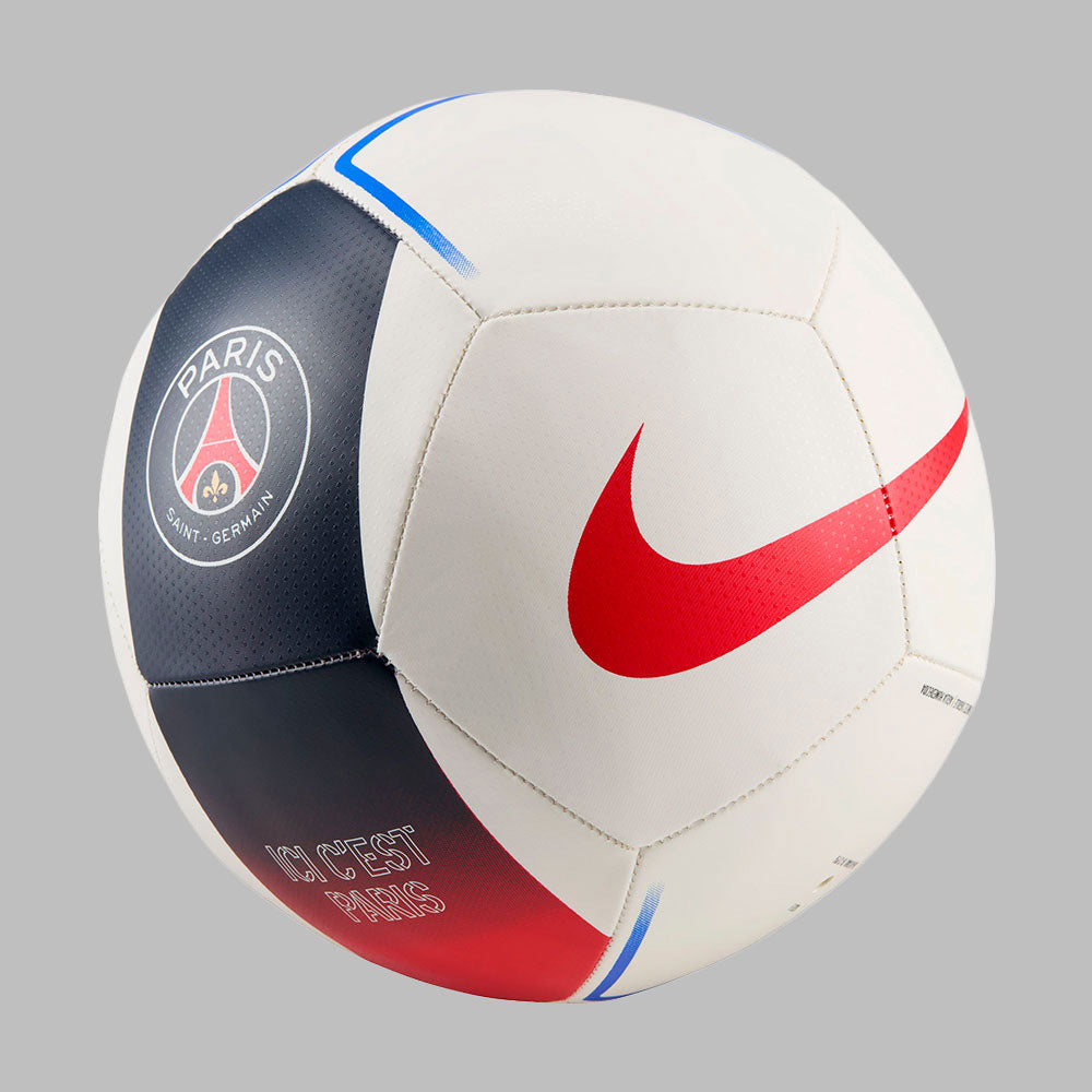 Balón Nike Unisex Pitch París-Saint Germain 25 - Blanco-Azul