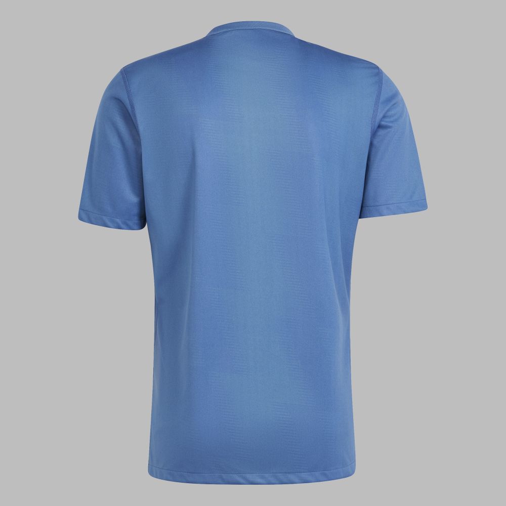 Camiseta adidas Hombre Doble Faz 24 - Azul-Verde