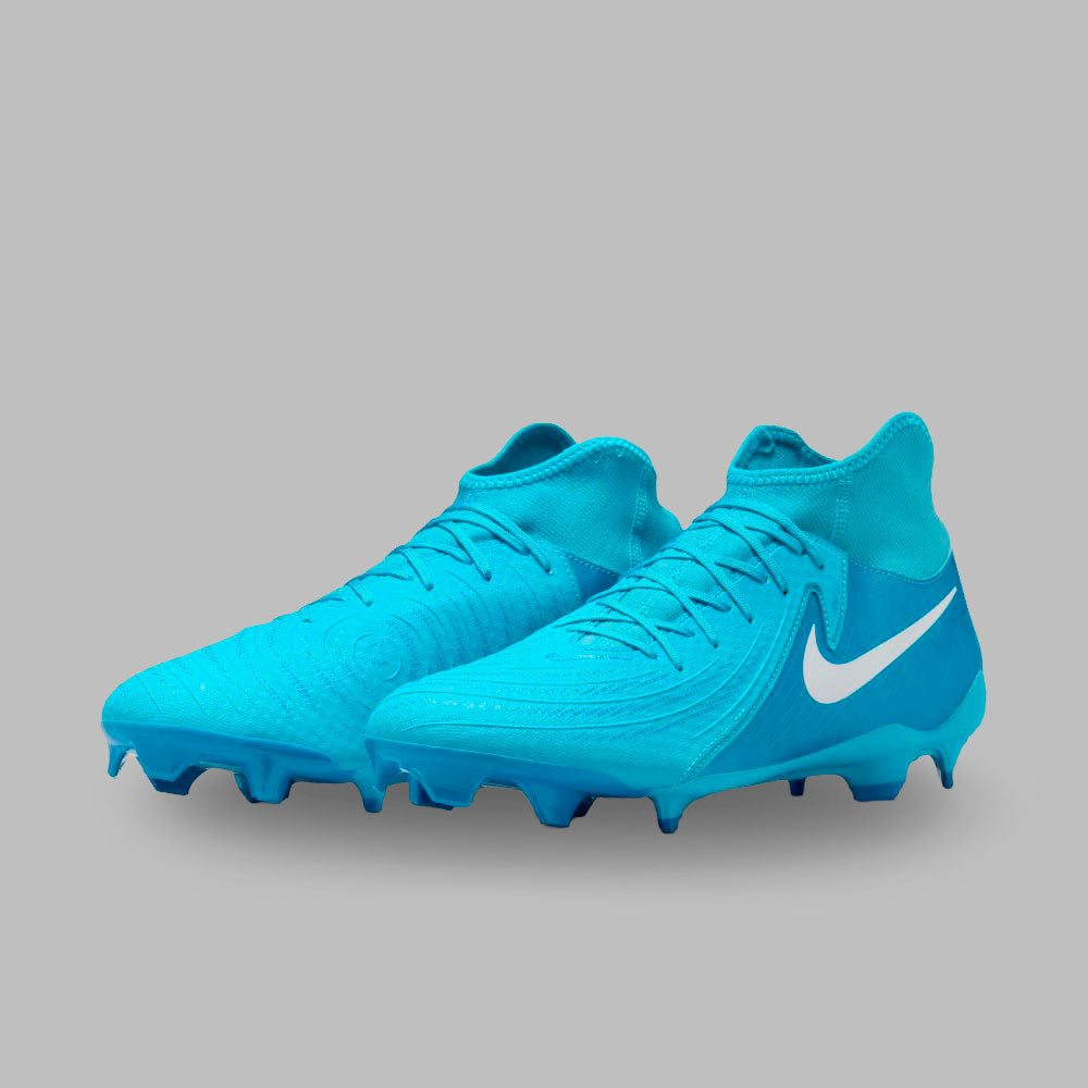 Guayos Nike Hombre Phantom Luna II Academy FG/MG - Azul-Blanco