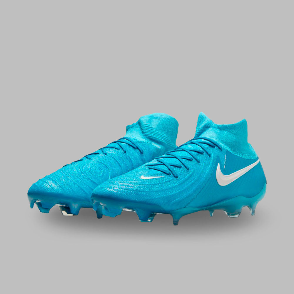 Guayos Nike Hombre Phantom Luna II Elite FG - Azul-Blanco