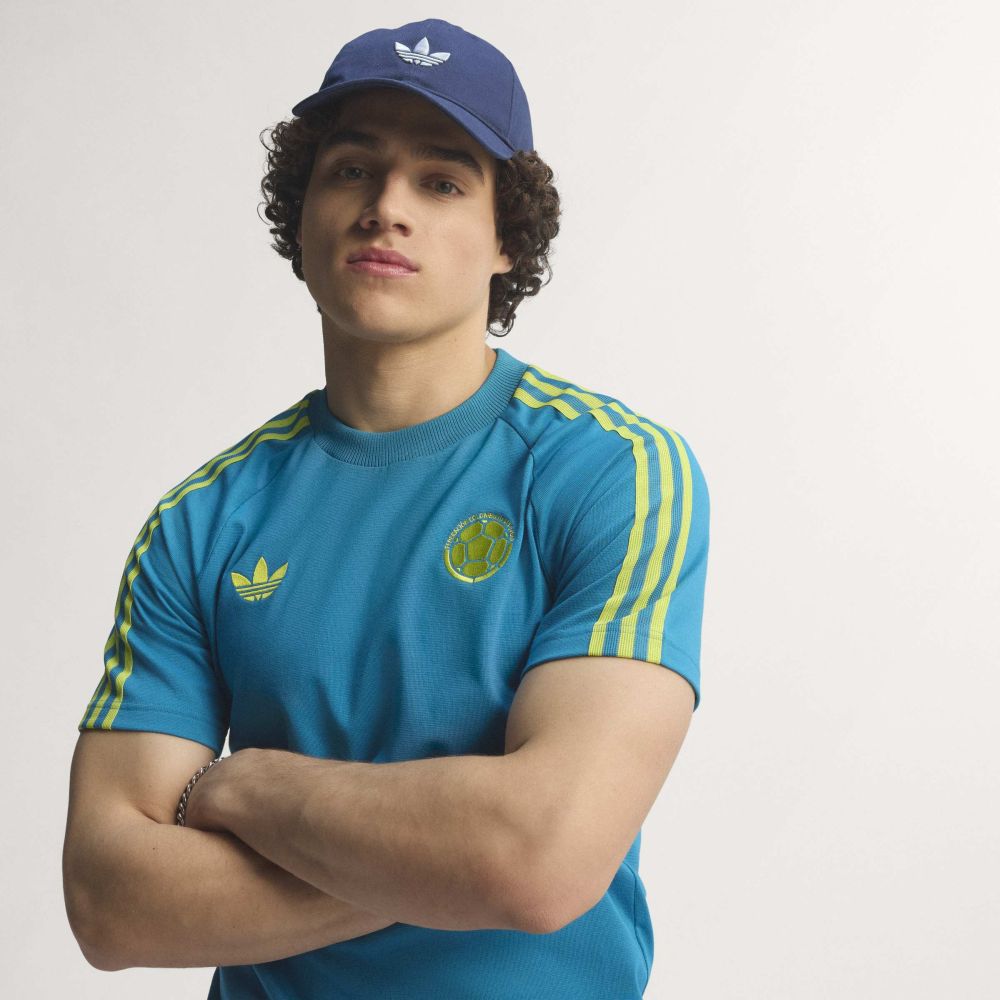 Camiseta adidas Hombre Colombia Originals - Azul